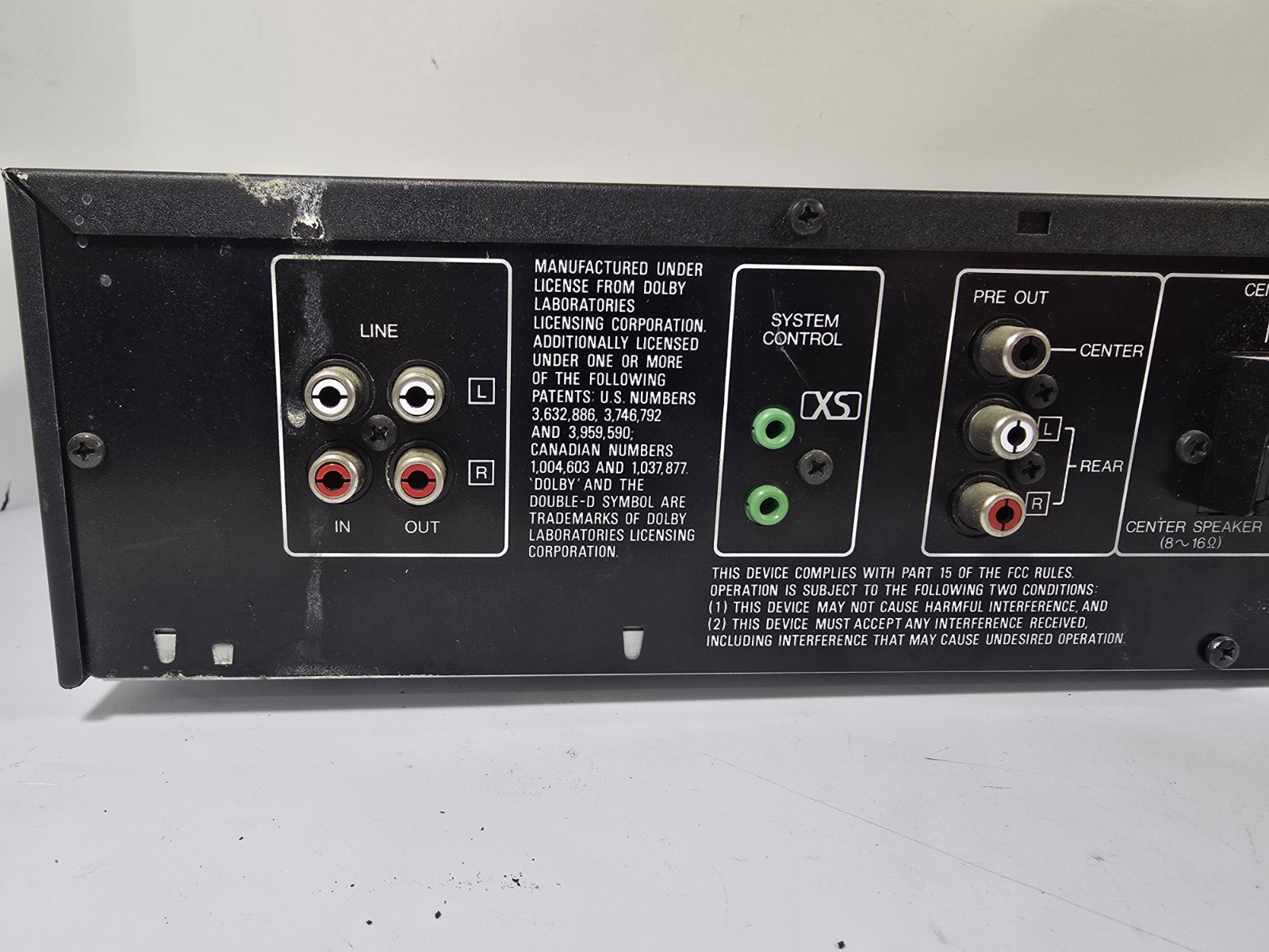 Kenwood SS-992 AV Surround Processor - tested Works Missing Foot