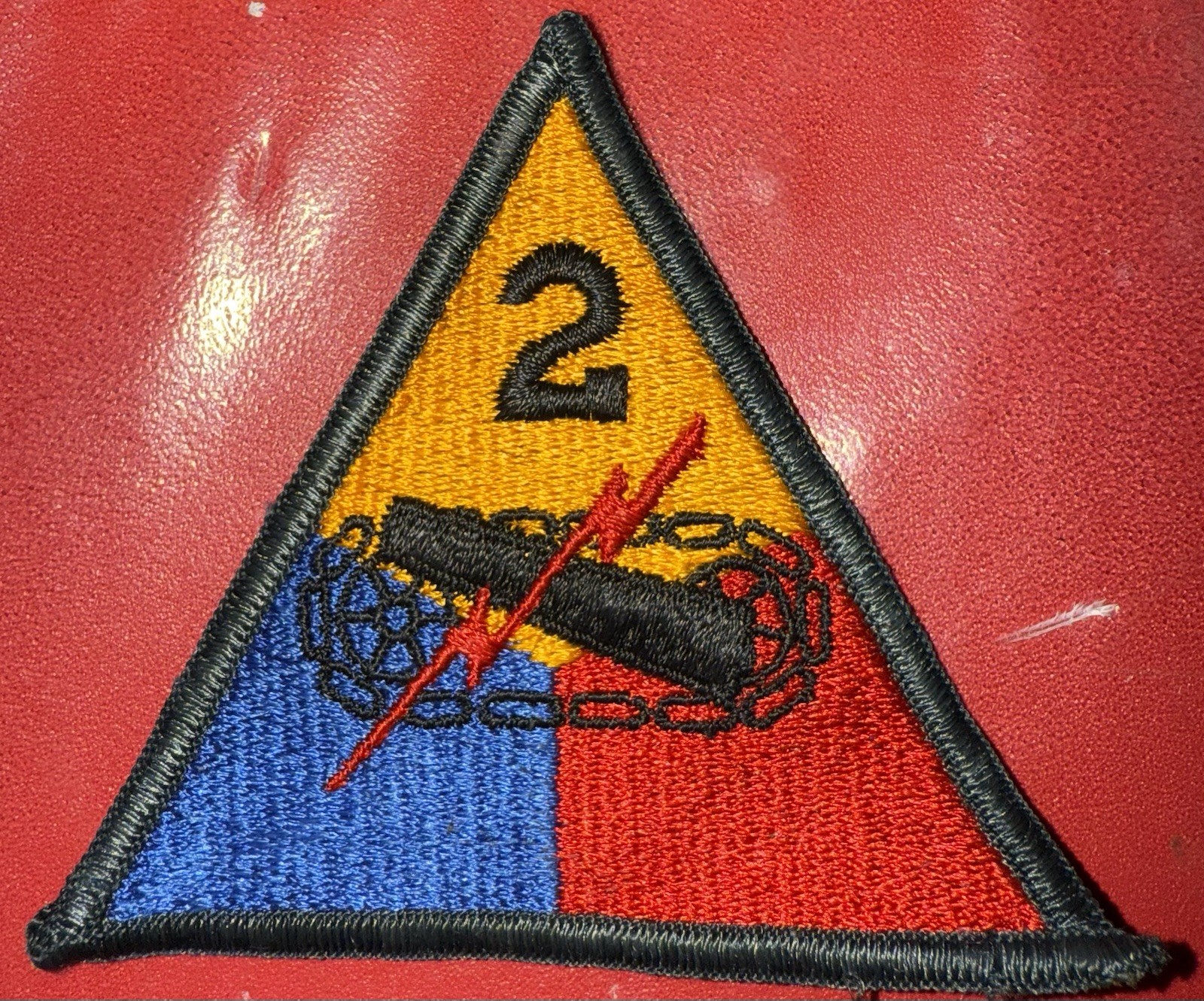 Vietnam War - 1980s 2nd Armored Division SSI Patch (AP)