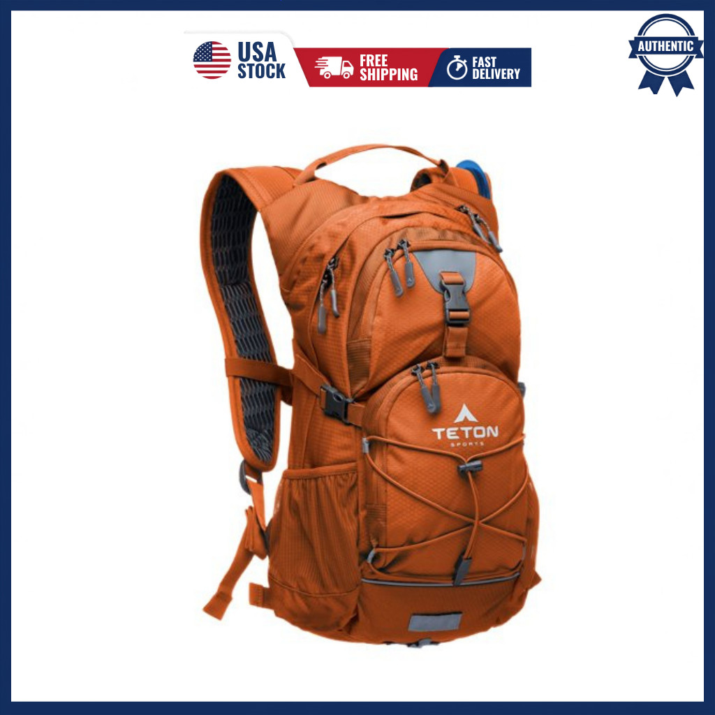 TETON Oasis 18L Hydration Backpack with 2L Water Bladder Hiking Pack