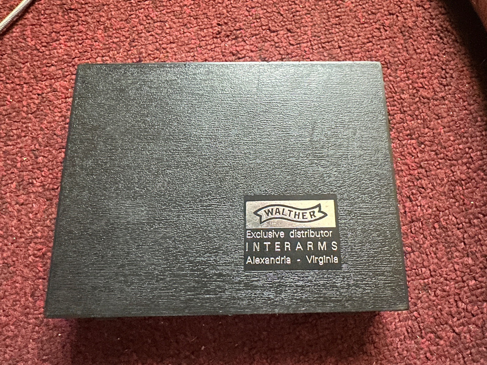 Walther / Interarms PP, PPK, PPK/s Factory Box /Case .380