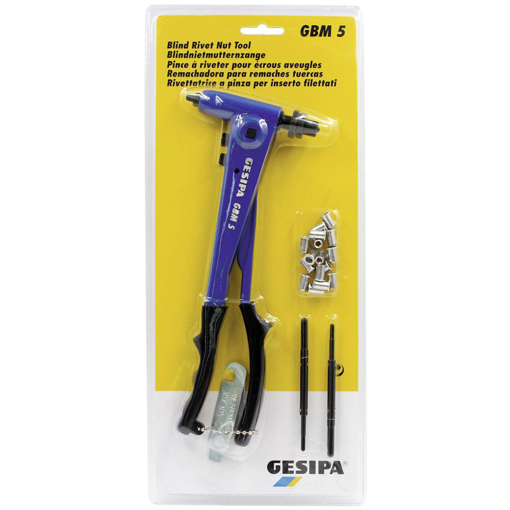 Gesipa 1434803 GBM 5 Nut Riveter: Fast Aluminum Wire Change