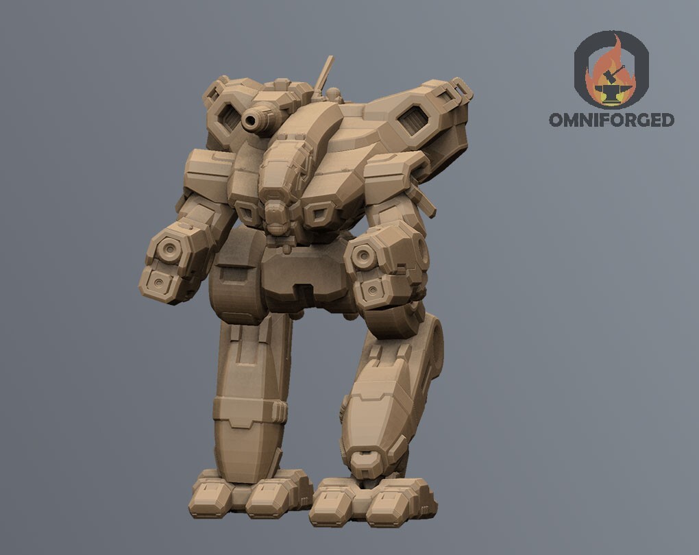 Marauder Mini MAD-3R MWO Mech Miniature Compatible with Battletech