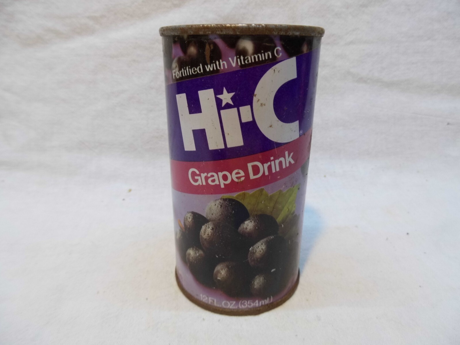 HI~C GRAPE JUICE JUICE TOP CAN~COCA COLA CO.,HOUSTON,TEXAS
