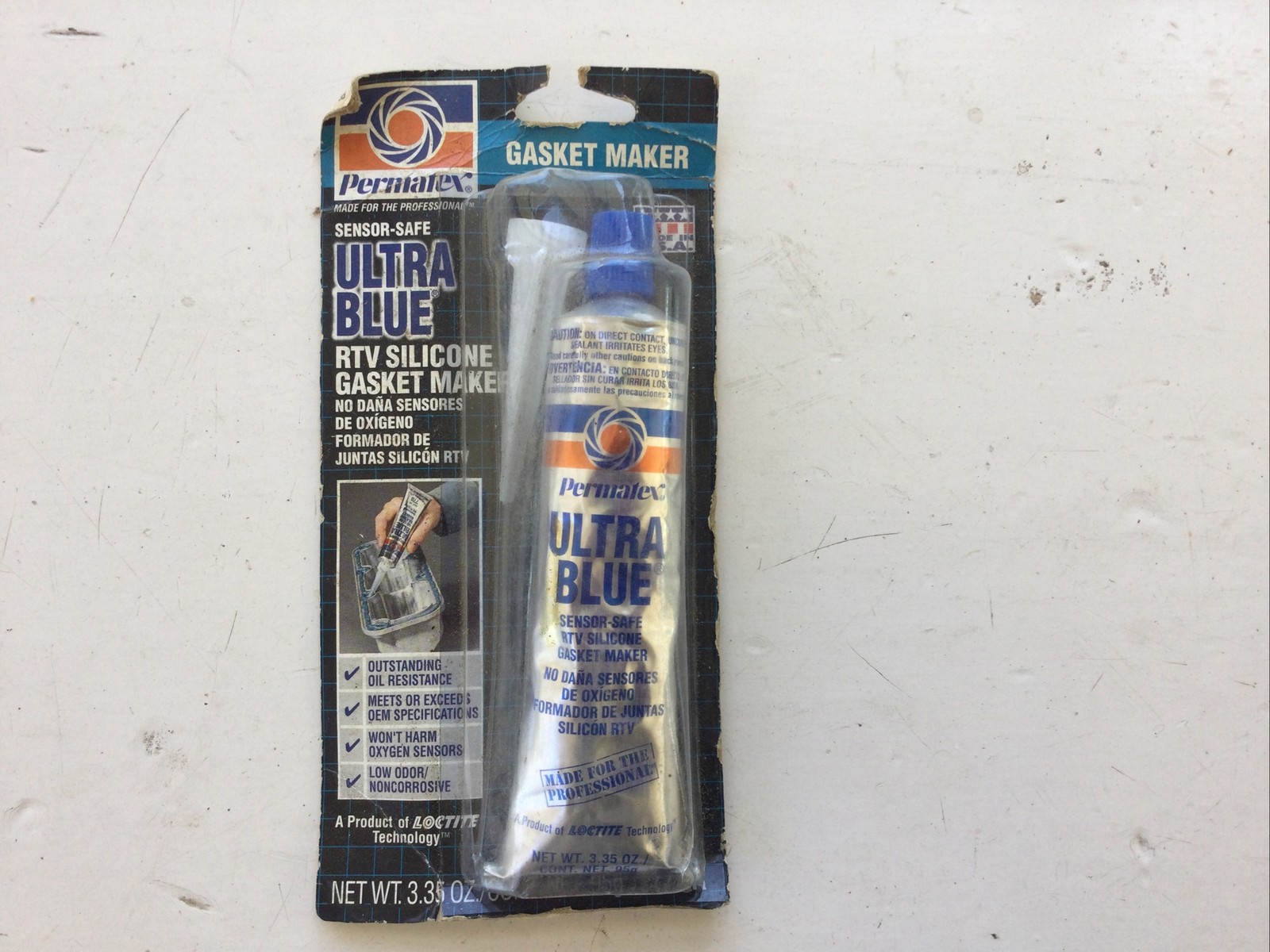 Permatex SENSOR SAFE Ultra Blue RTV Silicone Gasket Maker 3.35oz Tube