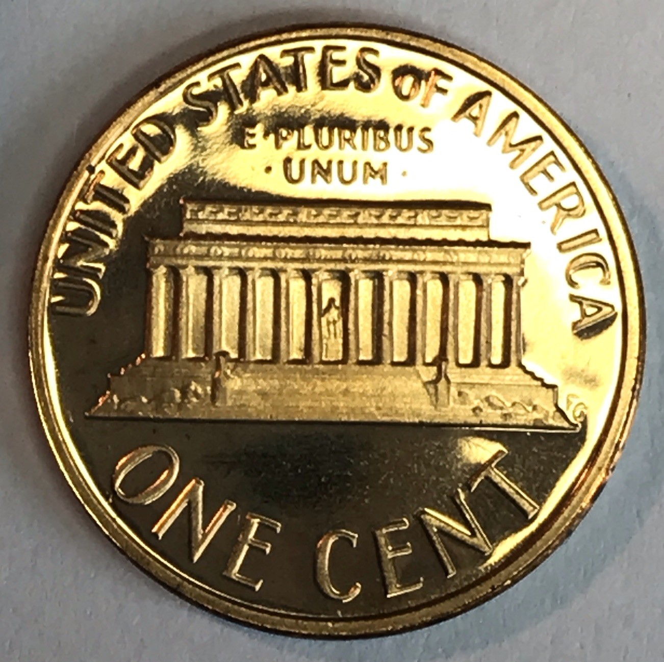 1976-S PROOF LINCOLN MEMORIAL CENT (IMPAIRED SEE PHOTOS).
