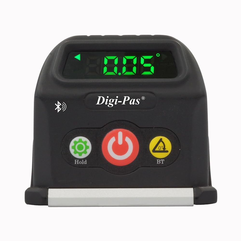 Digi-Pas 2-Axis Smart Cube Level, DWL-90PRO, WIRELESSLY displays Small, Black