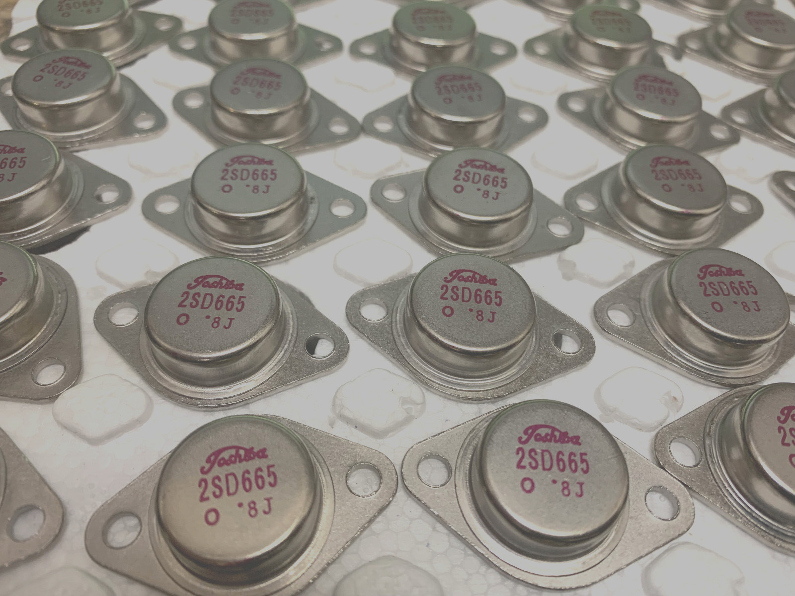 LOT OF 4 2SD665 TO-3 NPN Power Transistors ECG284| | FREE US Shipping