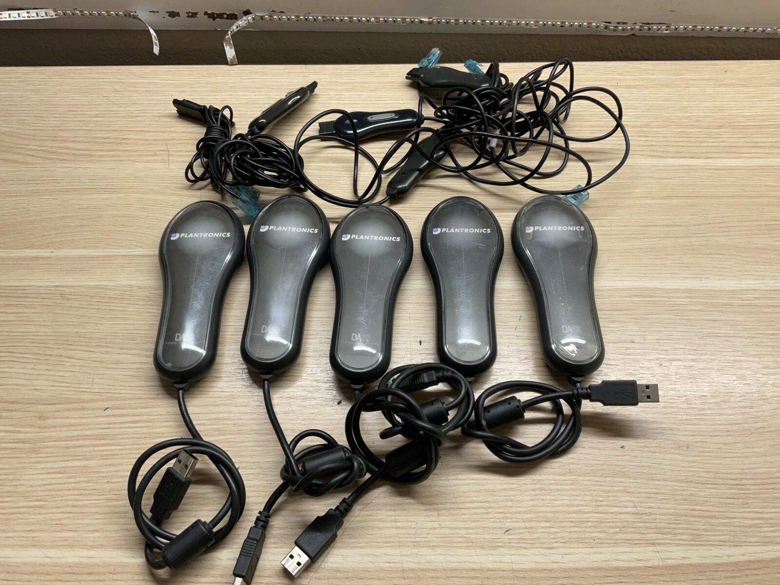 Plantronics USB ADAPTER (DA60) Lot Of 5 /JUA538