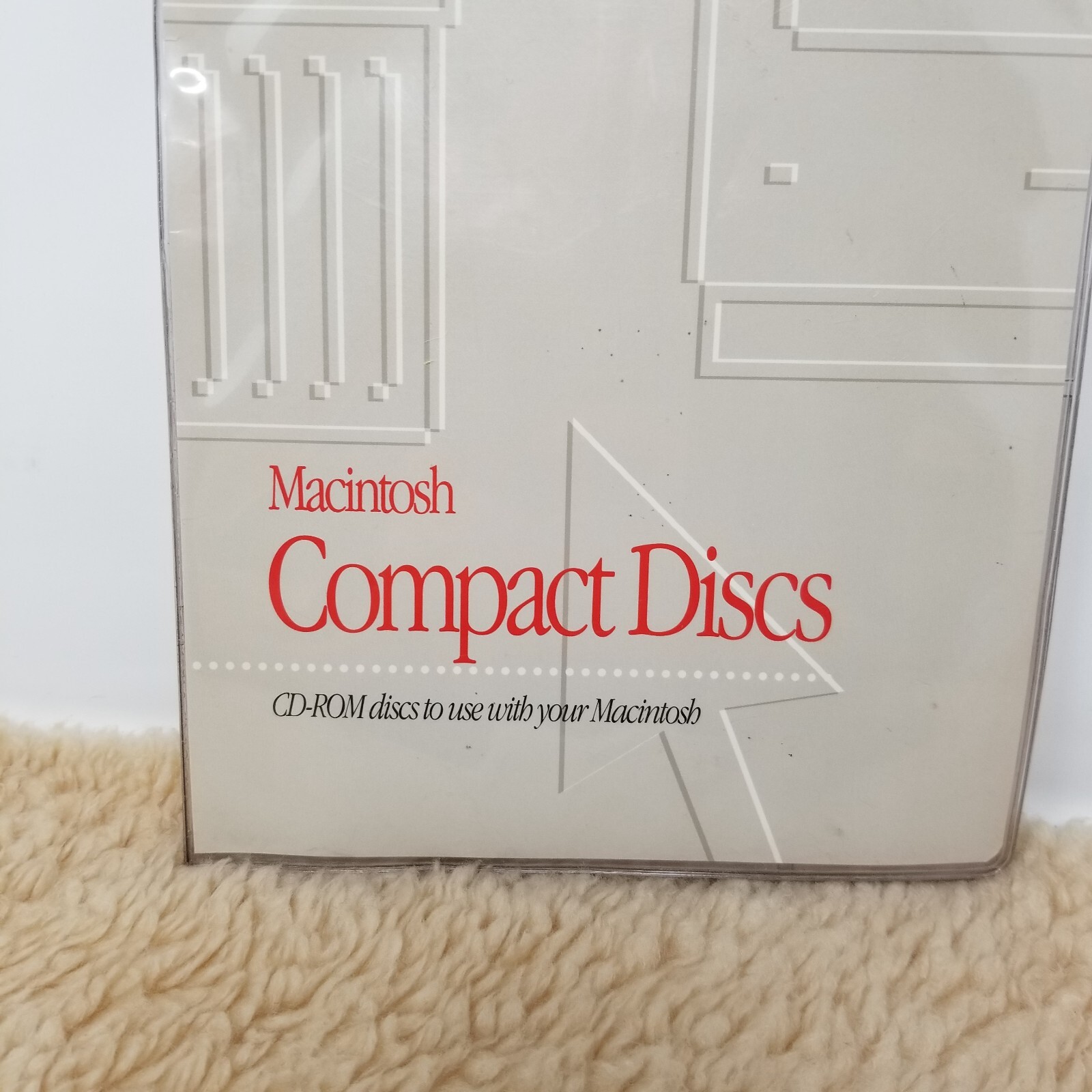 VTG 1994 Apple Macintosh Compact Discs CD-ROM Folder RARE See Pics