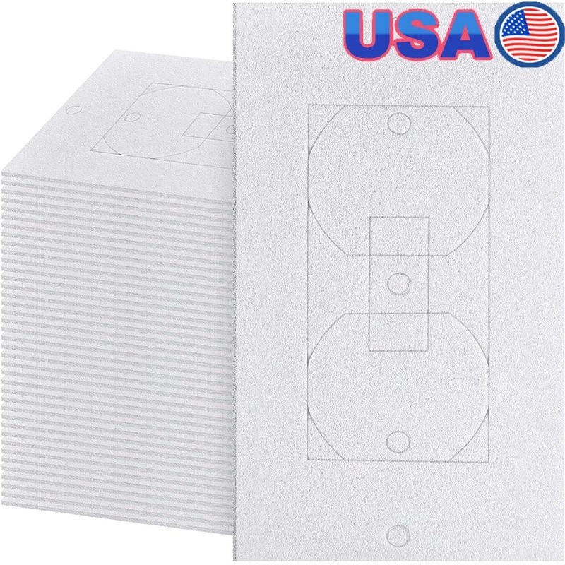 Outlet Insulation and Draft Sealers Foam Insulation Pads Electrical Outlet Light