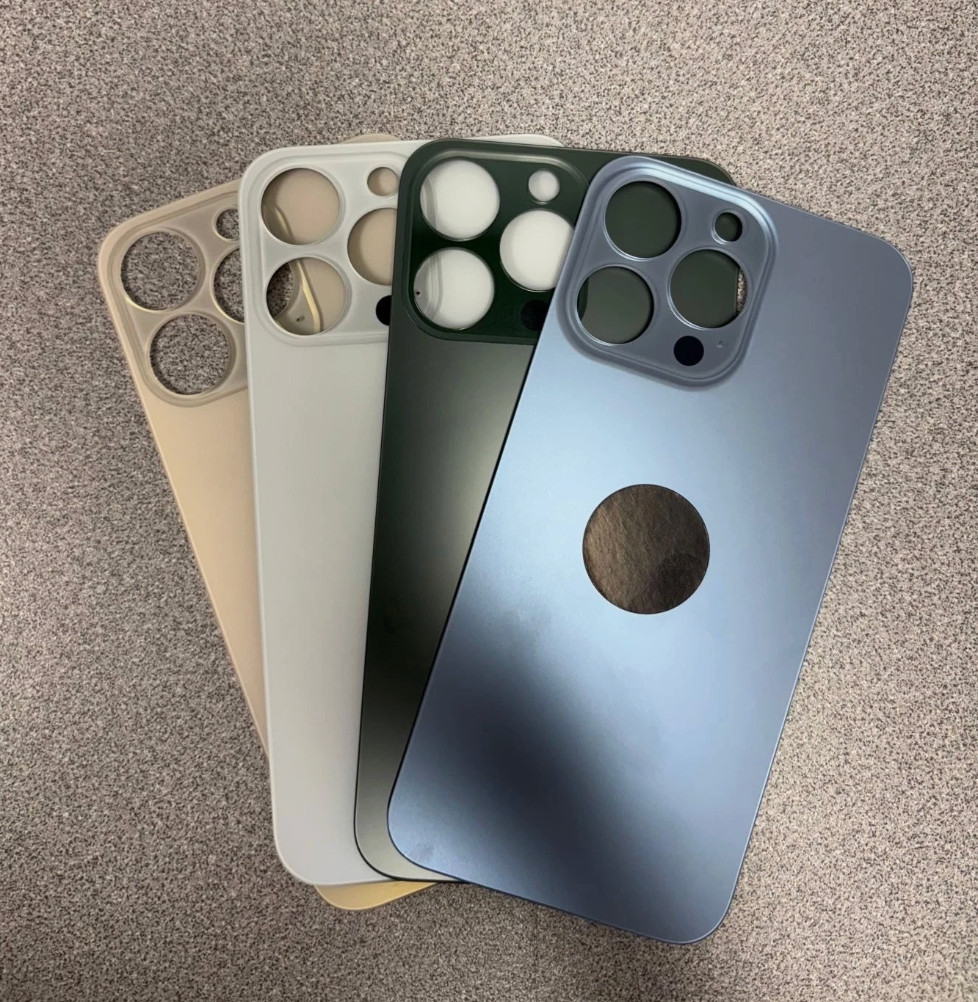 Back Glass for iPhone 13 Pro / 13 Pro Max Big Hole Replacement Rear Cover
