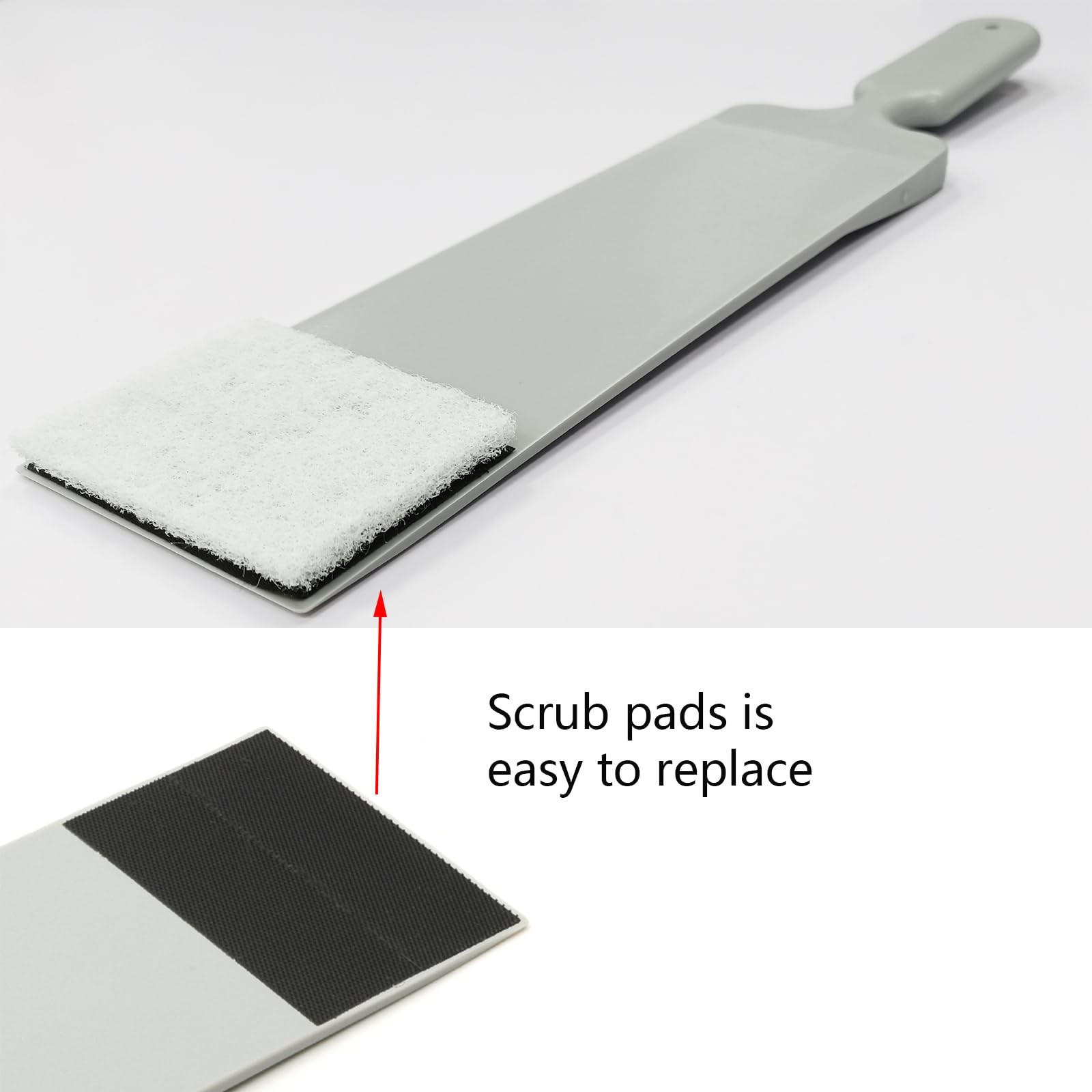 NBTOOL Window Tint Tools Long Handle Bulldozer Squeegee with Large, Gray