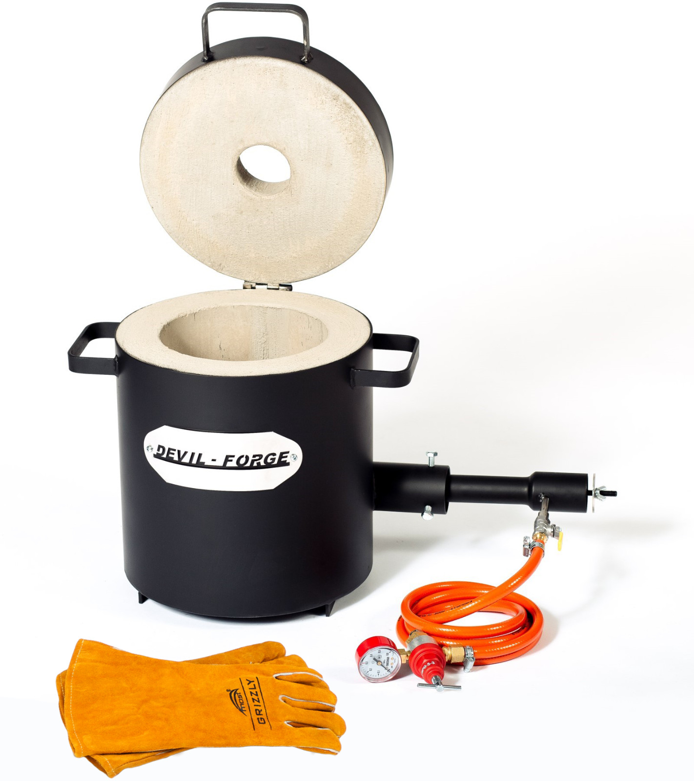 FB2M–10KG GAS METAL MELTING FURNACE Propane Forge Copper Brass Bronze PREMIUM