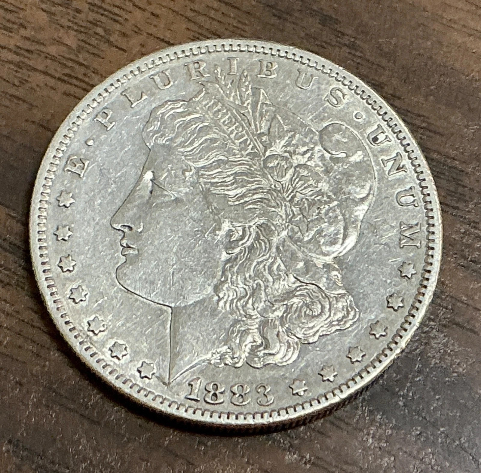 1883-S - $1 Morgan Silver Dollar - XF - light cleaning**