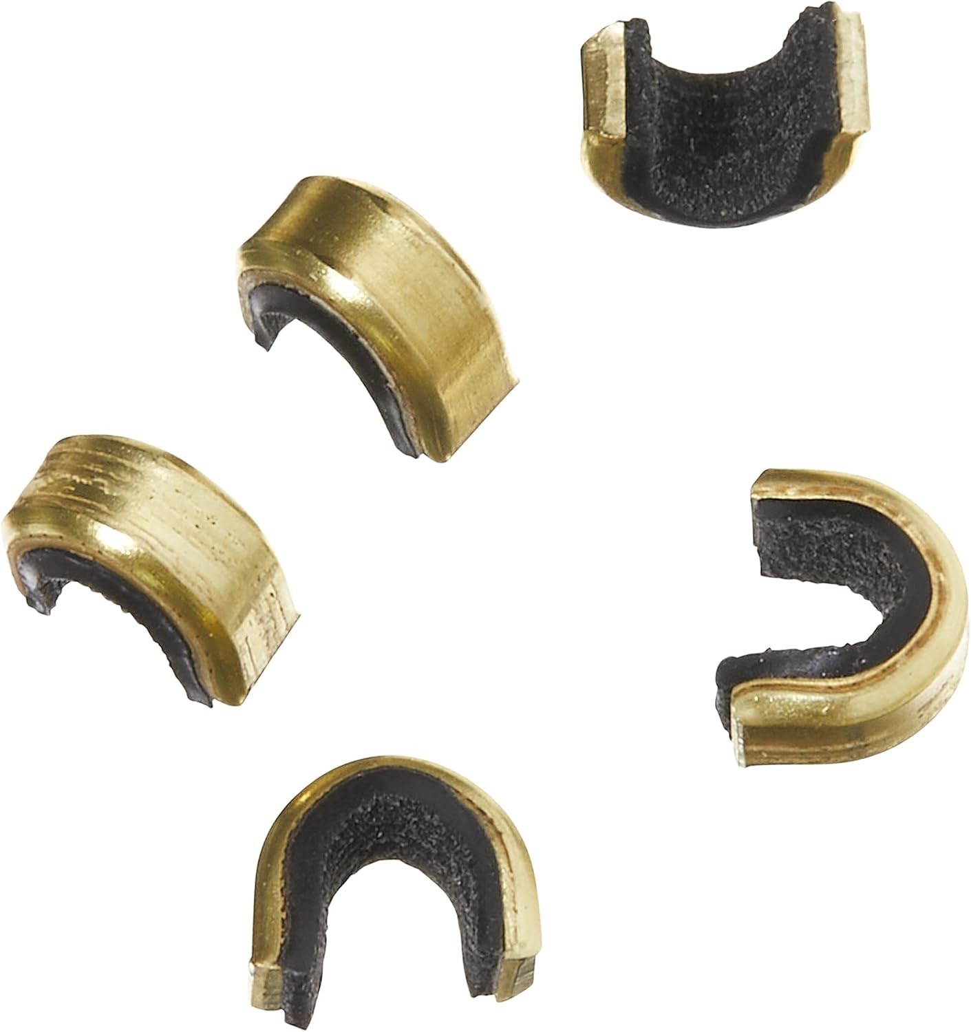 5-Pack Brass Bowstring Nock Set for Recurve & Compound Bows - Secure Performance