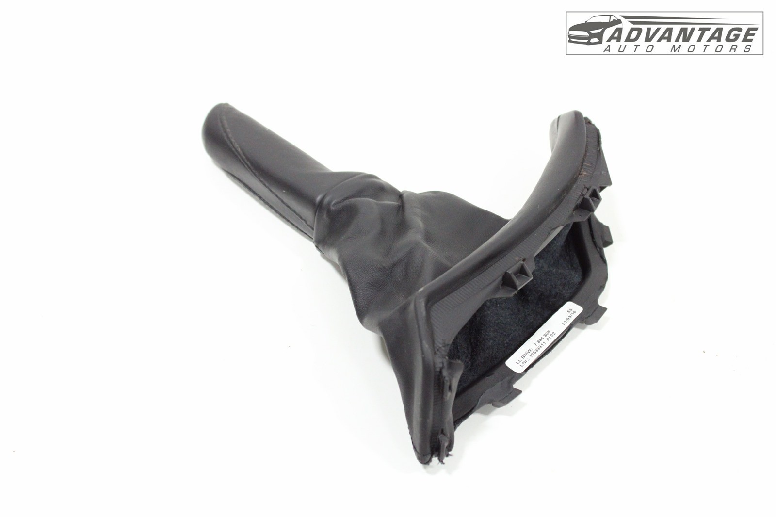 2015-2016 BMW M235I XDRIVE F22 PARKING HANDBRAKE LEVER BOOT COVER LEATHER OEM