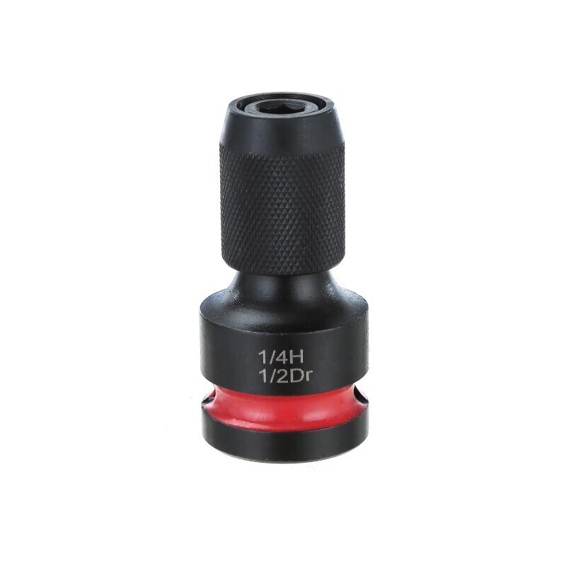 Interchangeable Impact Adapter 1/2 Inch Drive To 1/4 Inch Quick Release Compact