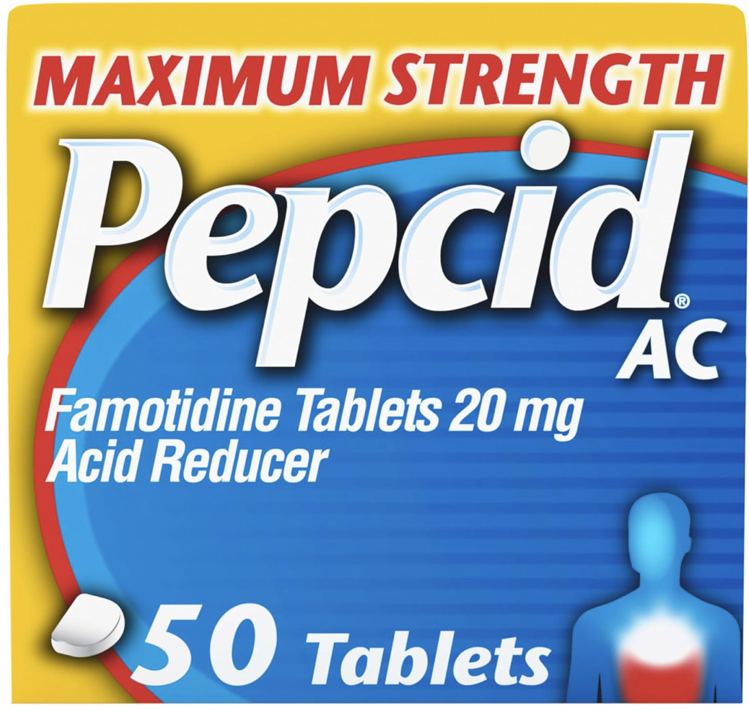 Pepcid AC Maximum Strength Heartburn Prevention & Relief Tablets 50 Pcs