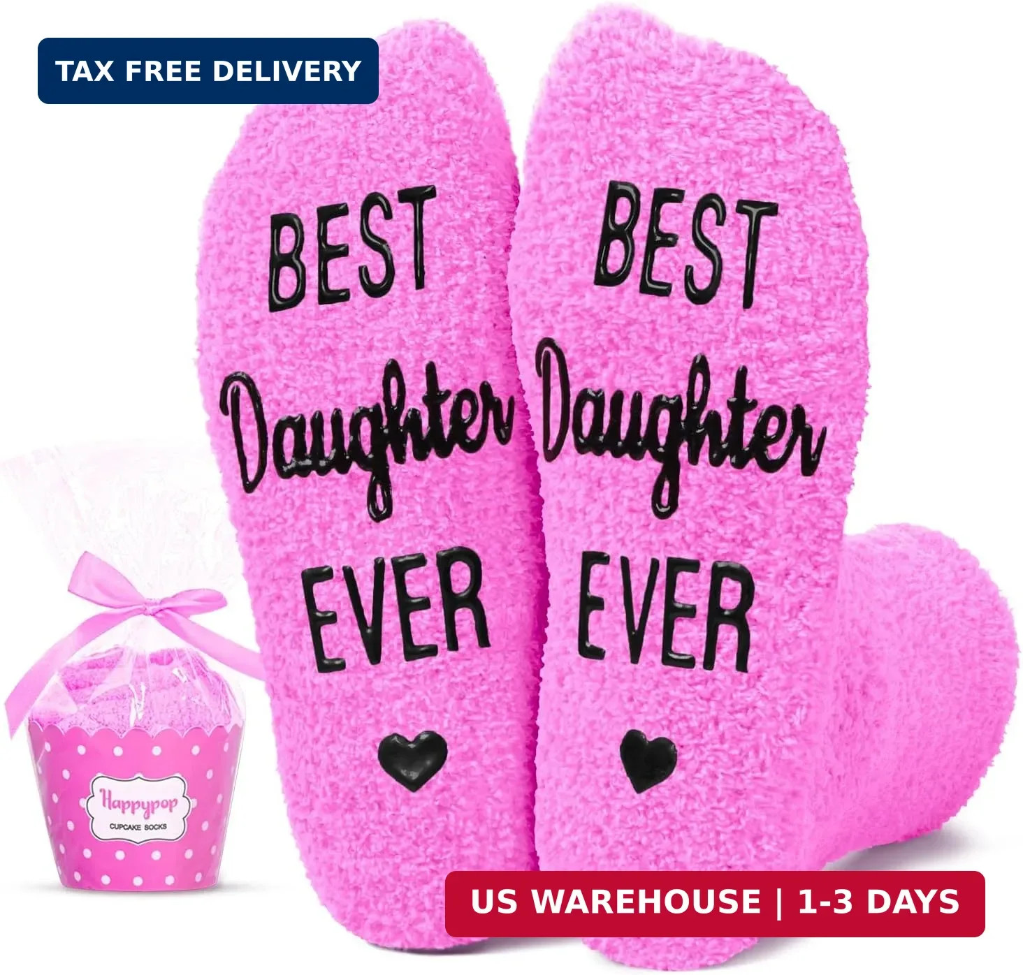 HAPPYPOP Mothers Day Gifts Socks - Gifts for Daughter Cousin Grandma, Aunt Mom S
