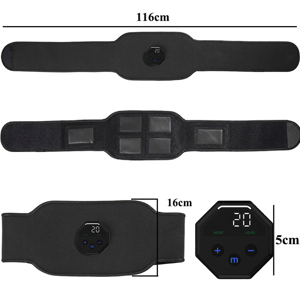 Electric Muscle Toner Simulation ABS Fat Burner Toning Belt Belly Shaper Machine