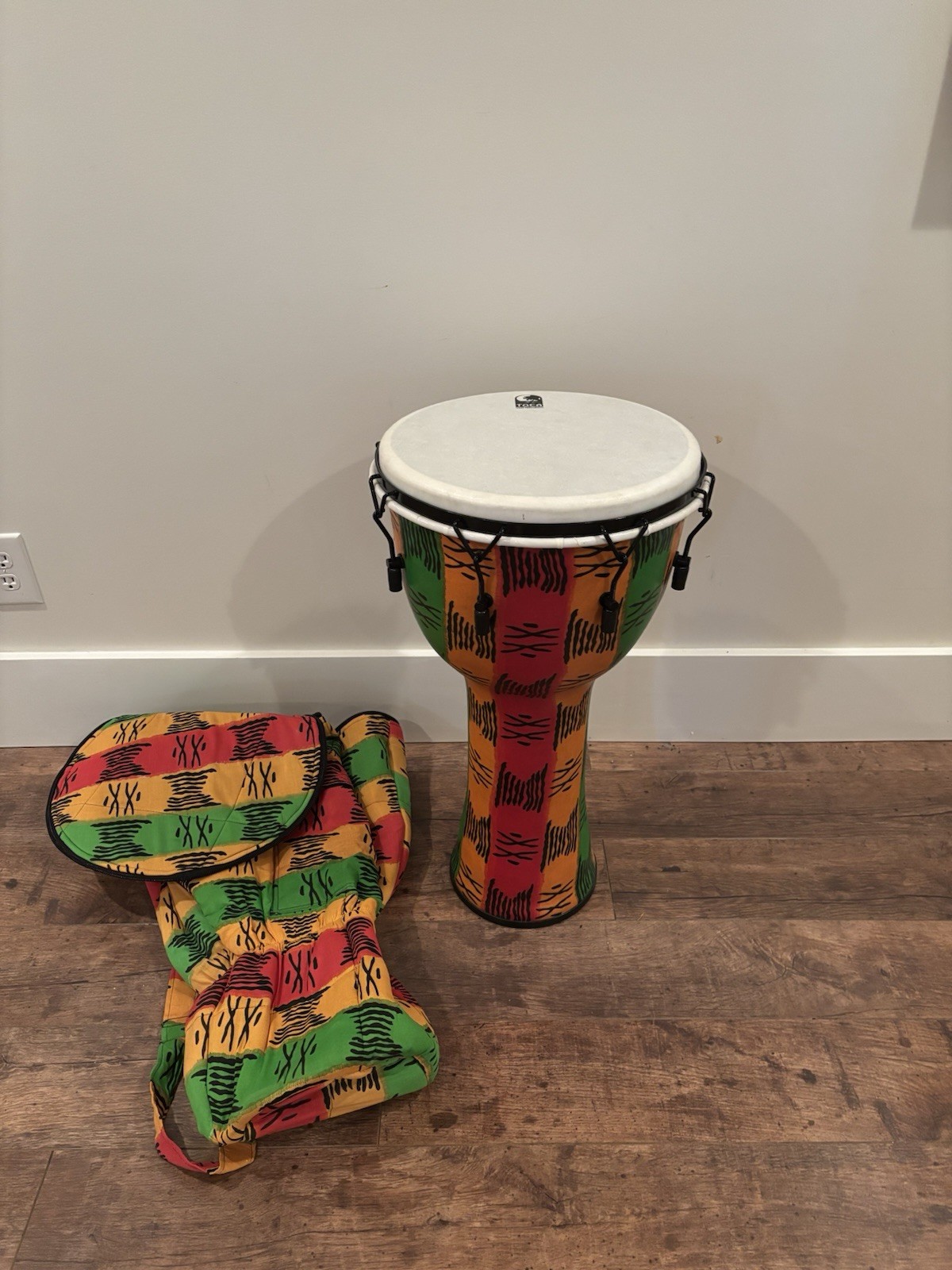 TOCA Freestyle Mechanically Tuned 14" Djembe - Bali Red