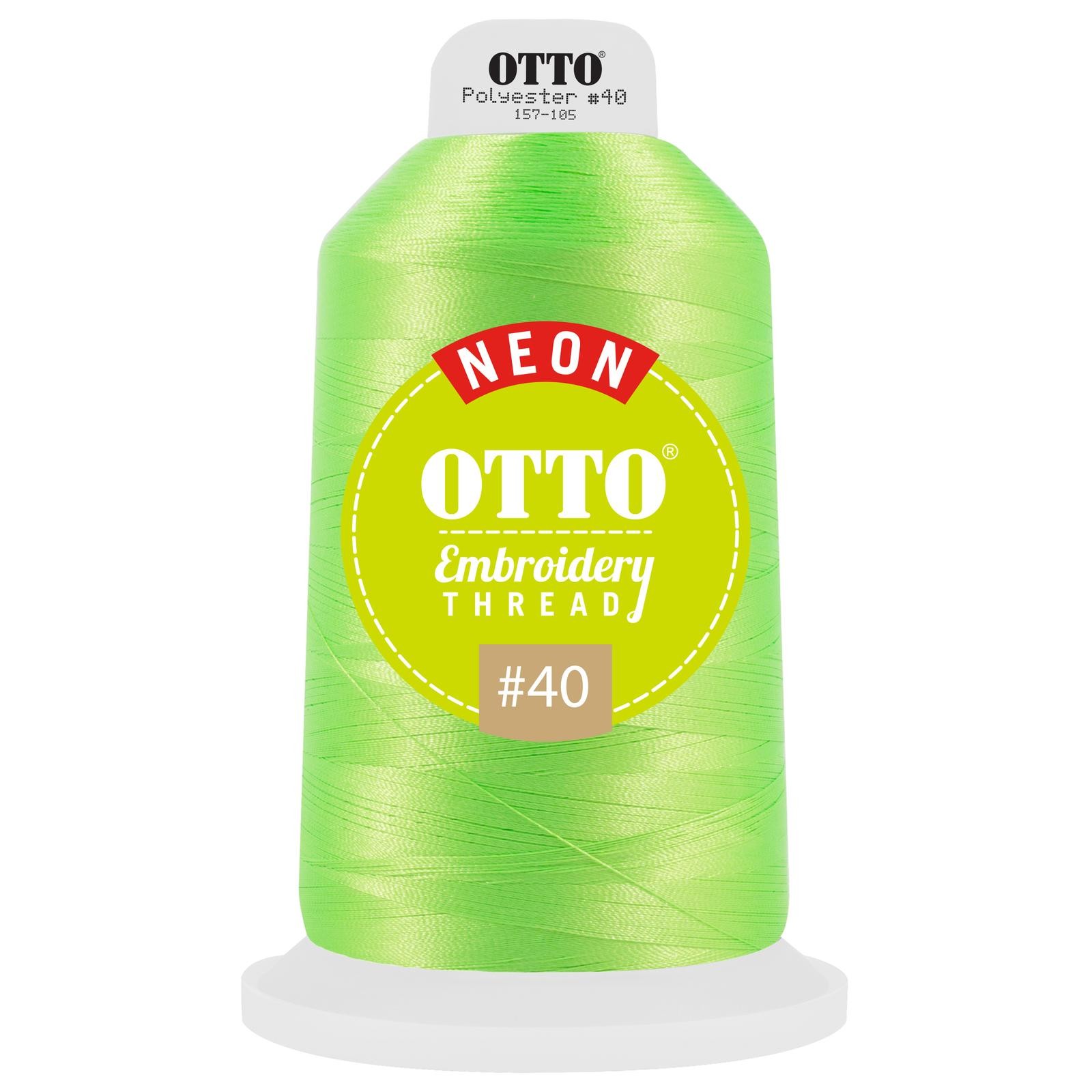 OTTO Embroidery Neon Thread #40 5,500 yd. King Cone - 157-105