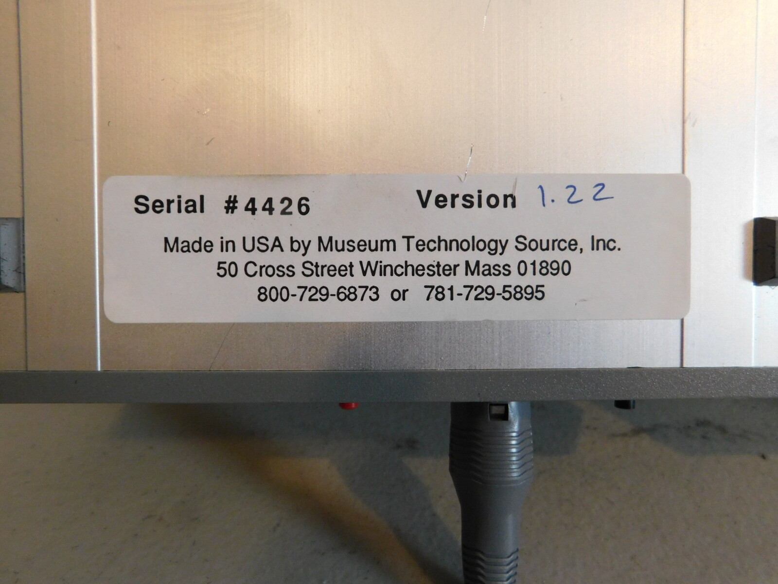 2 Museum Technology Source Inc. RS-232 HD-204 Adtec Controllers Version 1.22