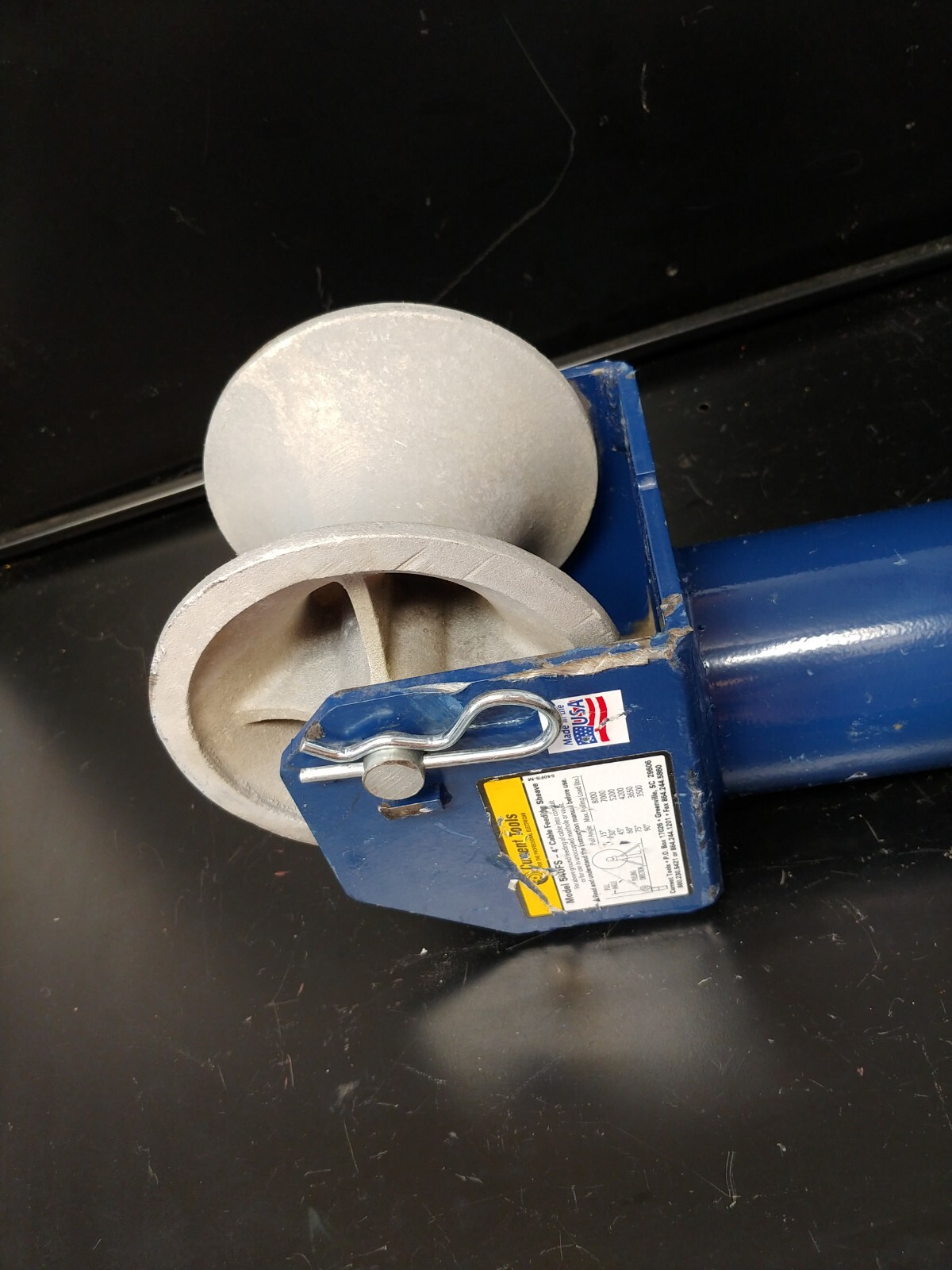 Current Tools Model 540FS Feeding Sheave 4 in. Made in USA NOS