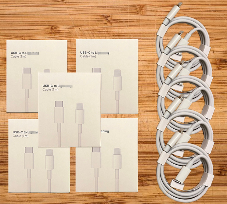 5 X Original Typec Charger Cable Charging Cord For iPhone 8 10 11 12 13 pro Max