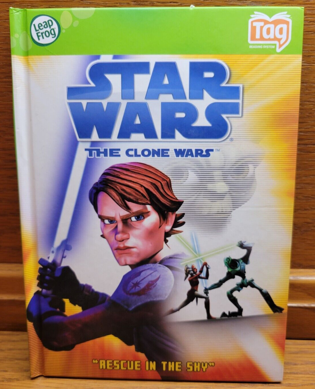 Leap Frog Tag Star Wars The Clone Wars "Rescue in the Sky"