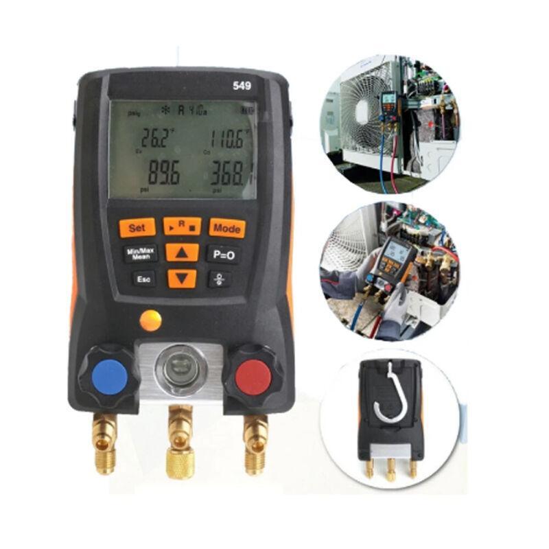 Testo 549 Digital Manifold Gauge Set For Digital HVAC System Tester Kit Meter