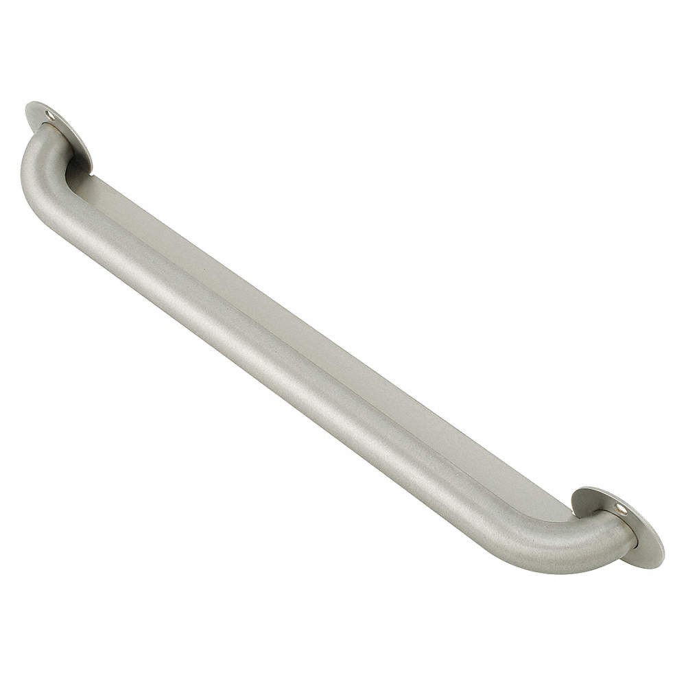 BRADLEY  Security Grab Bar,SS,Satin,18 in L 23MU56