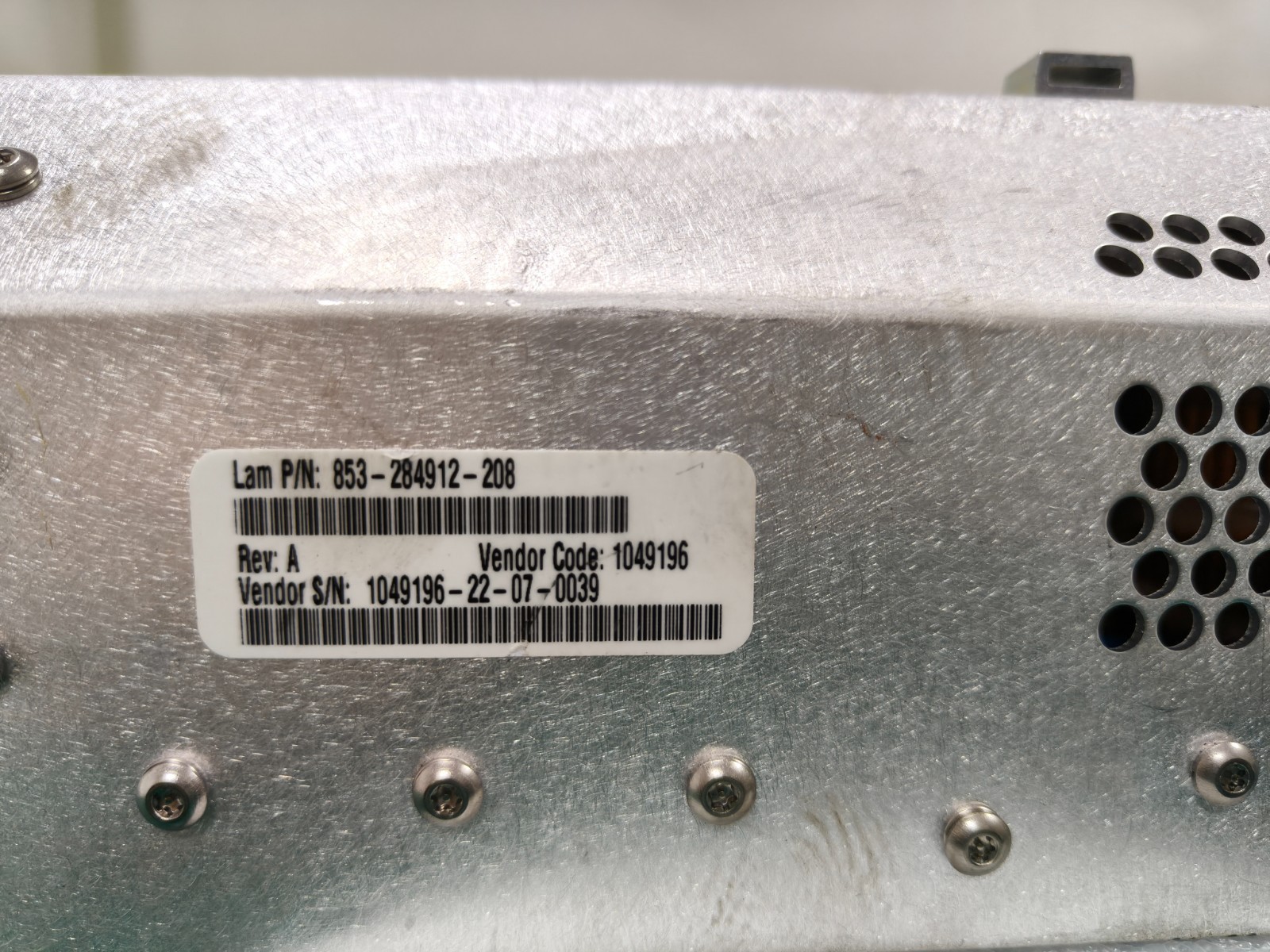 Lam Research 853-284912-208 Rev A RF Automatic Network Unit,Used,US~97462