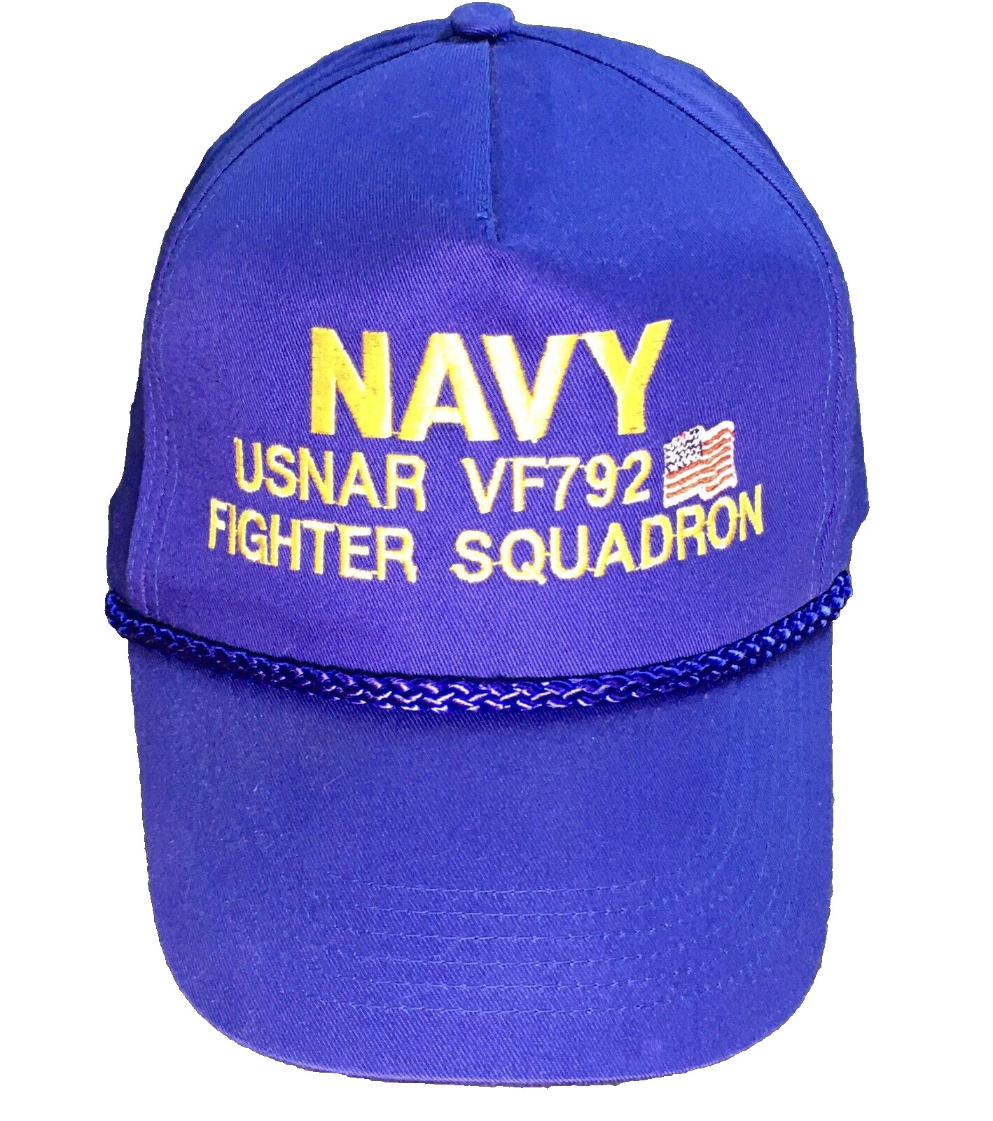 Navy USNAR VF792 Fighter Squadron Cap Snap Back Military Hat Work Uniform