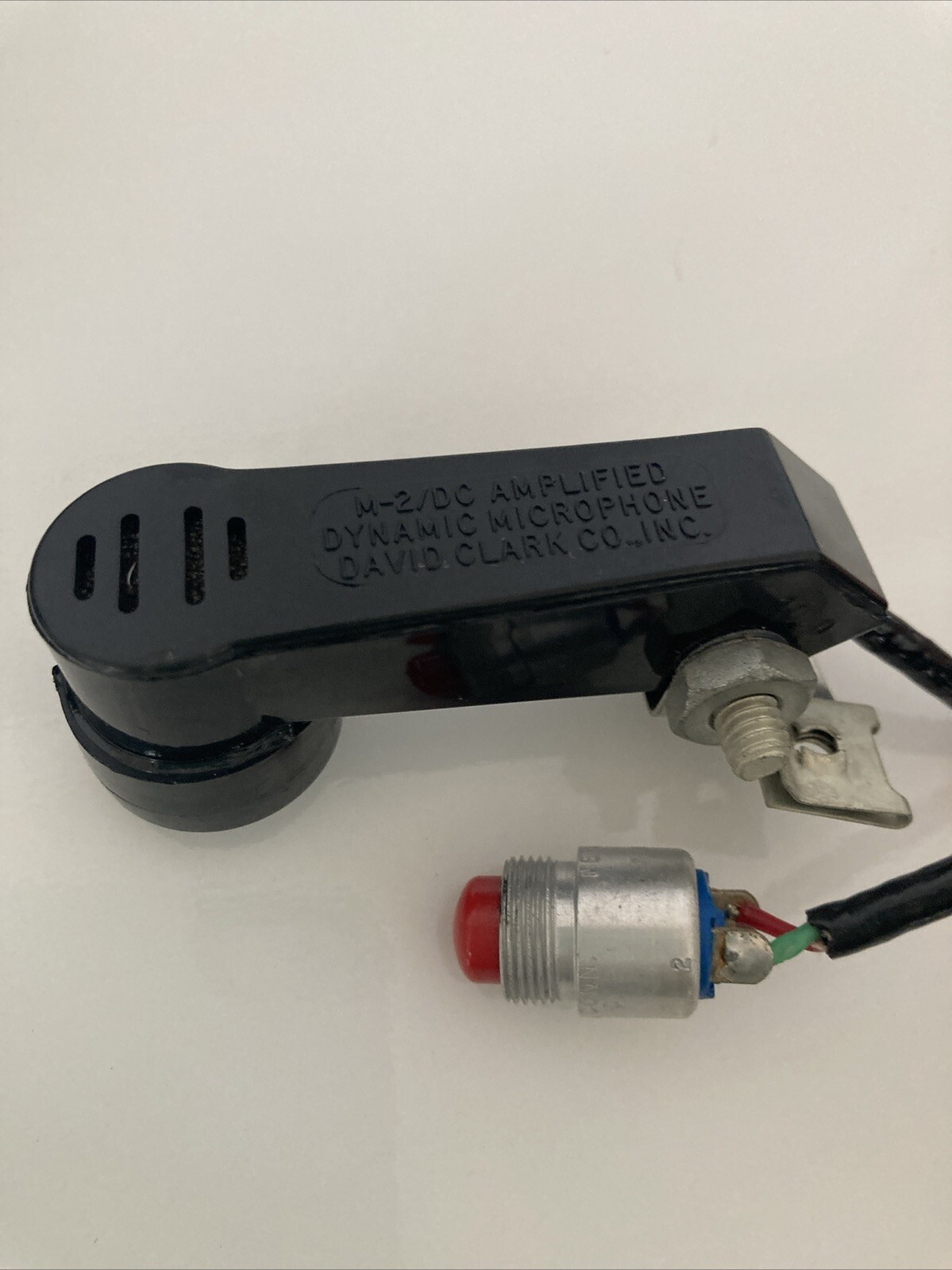 DAVID CLARK 12518G-06 H3320 PILOT HEADSET with Dynamic Amplified Mic, Untested