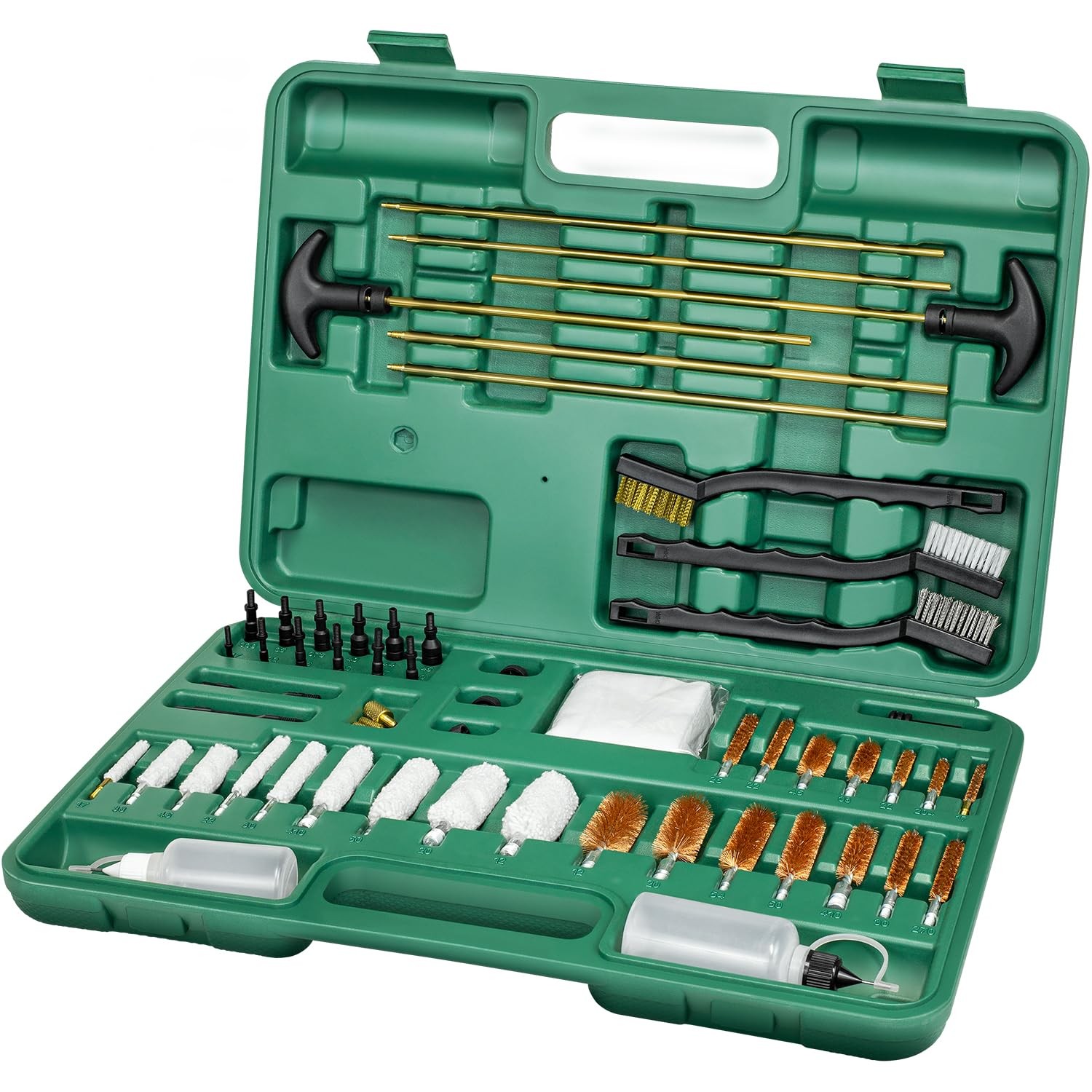 focopot Universal Gun Cleaning Kit for .223 5.56 .308 7.62 .410 Cal,Rifle Cleani