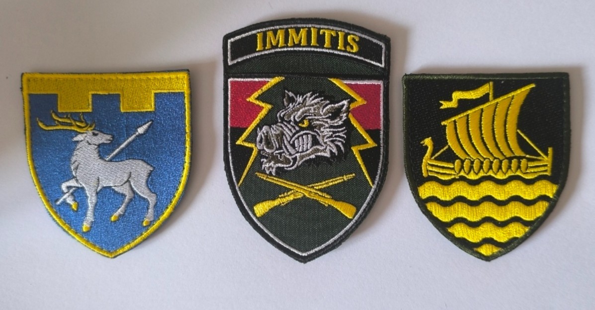 Ukraine Marines Jaeger & Territorial Defense Patches 3pc Set