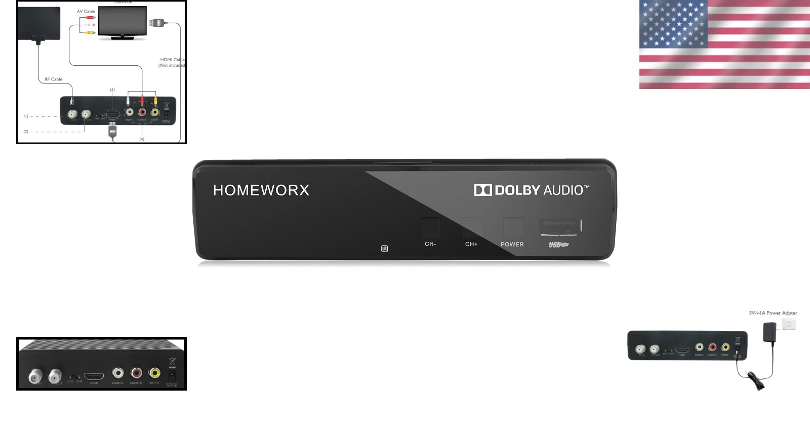 ATSC TV Tuner Box with Recording - USB Multimedia Function
