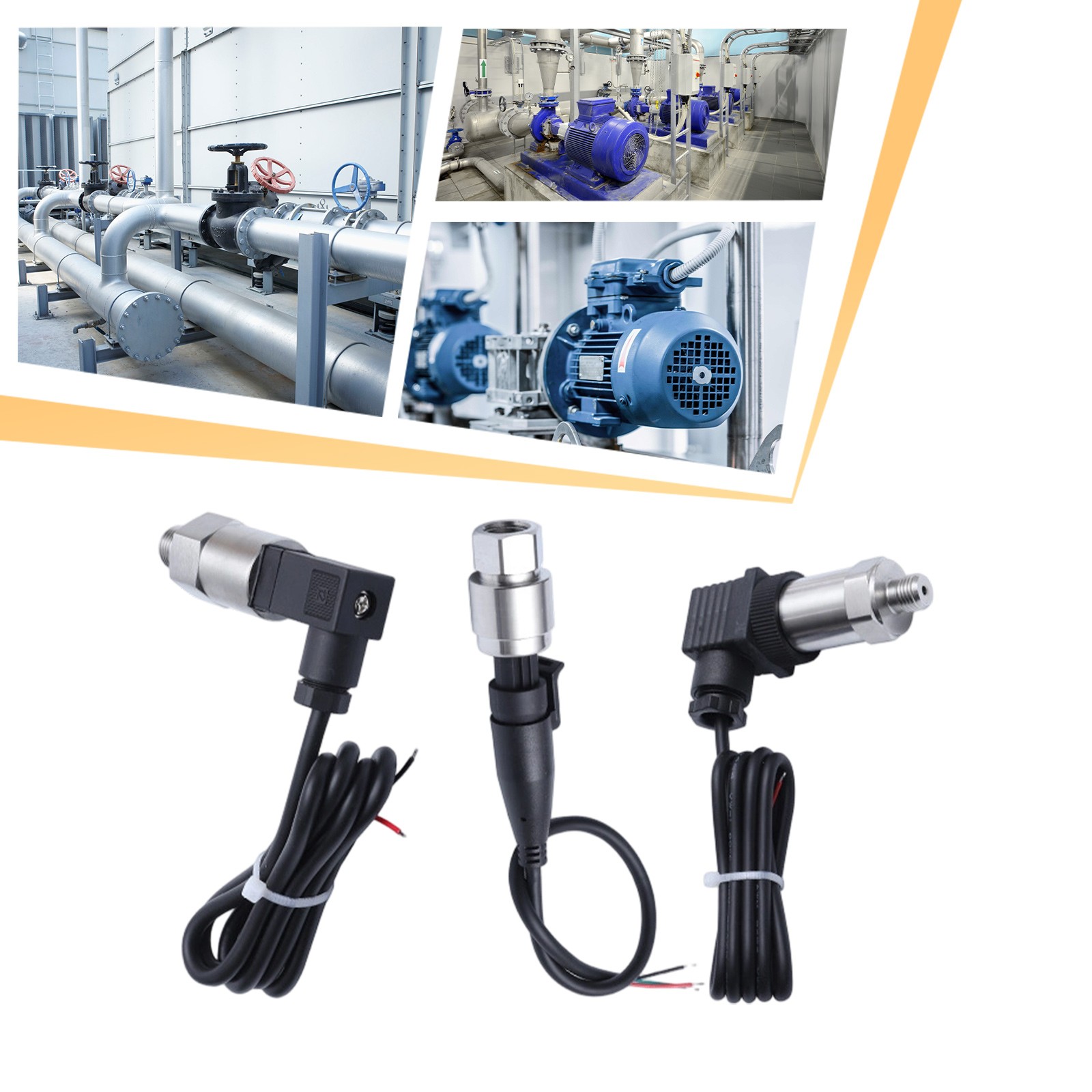Oil Fuel Pressure Transducer, Stainless Steel Oil Fuel Air Pressure Transducer