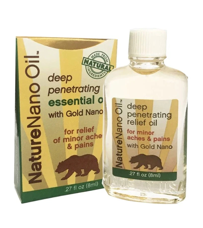 2 Pack 10 ml Deep Penetrating Relief Nature Nano Oil Essential  -  Made in USA