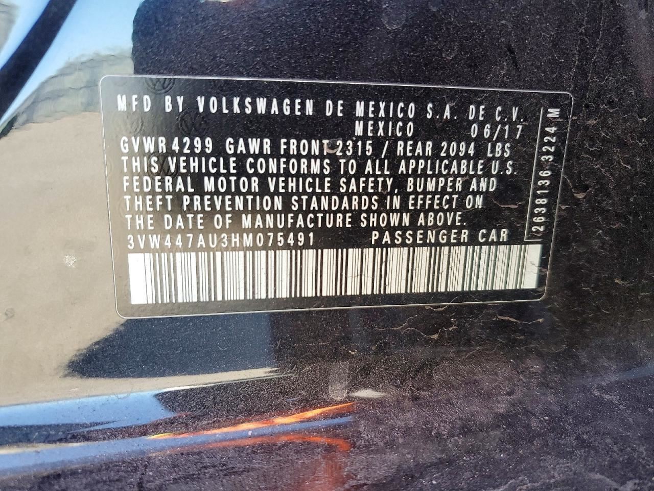 GTI 2017 Glove Box 5006127