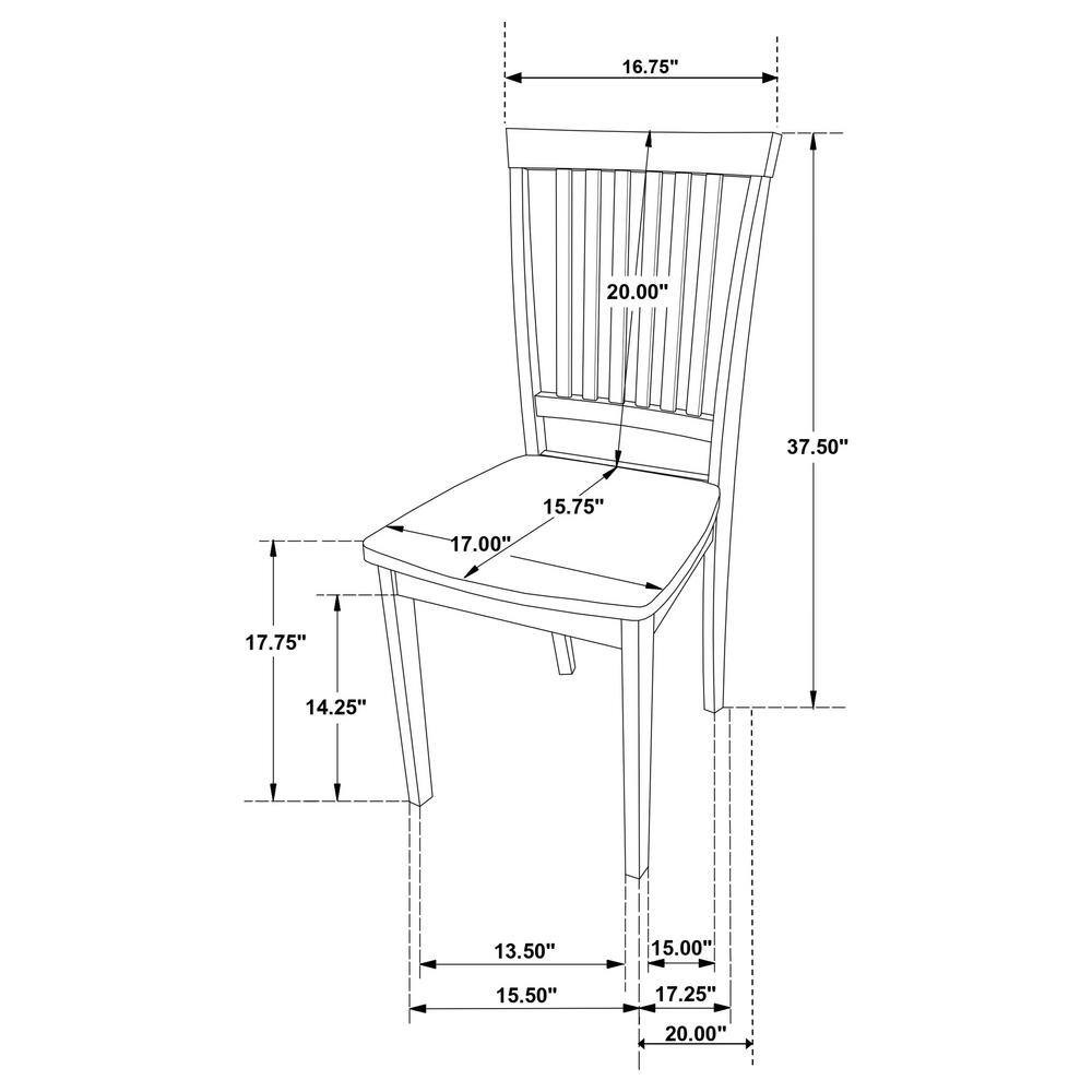 Gomez 5-Piece Cappuccino Dining Set