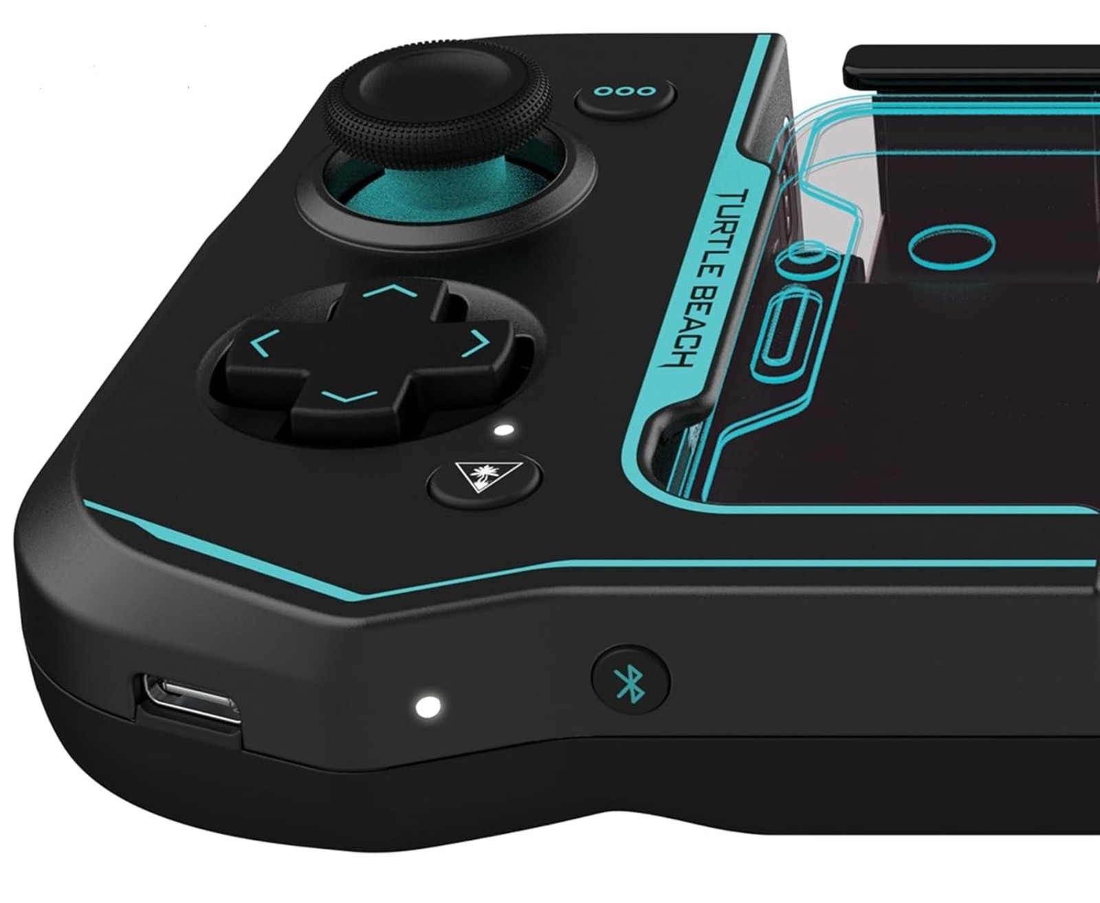 Turtle Beach Atom Mobile Gaming Controller Bluetooth Android Cloud – Black/Teal
