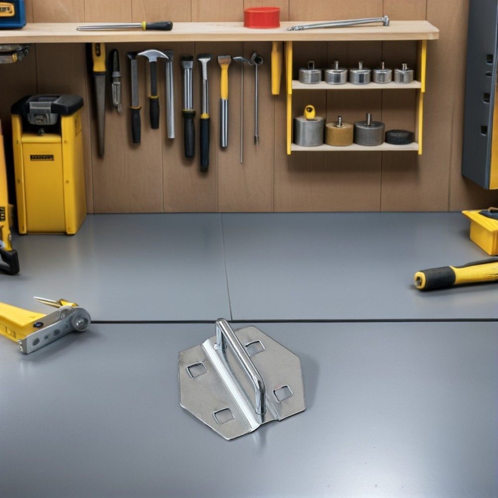 Metal Pegboard Hooks Set with Curved U Shaped and Ring Hooks for Tools