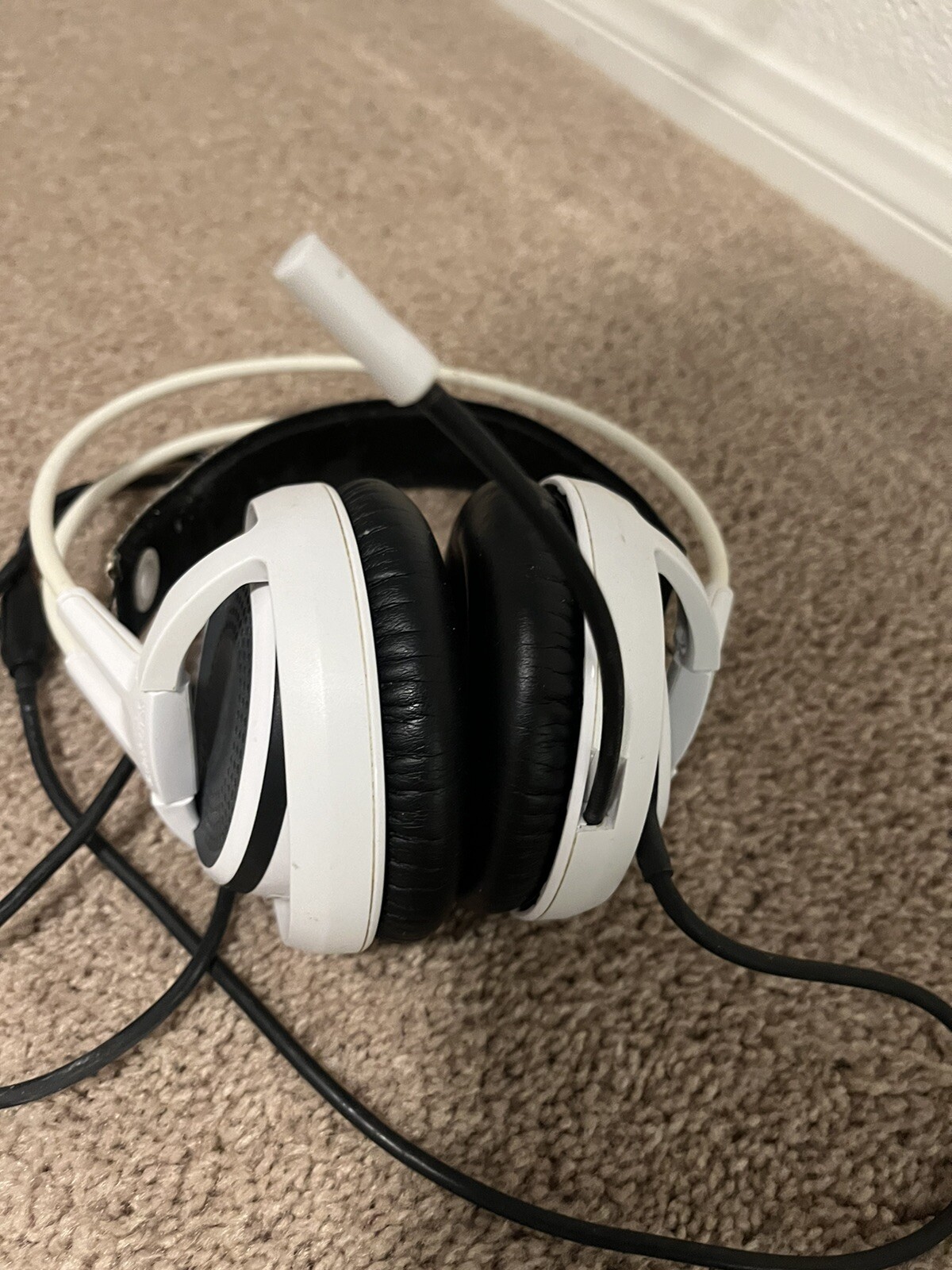 Steelseries Siberia 350 wired Headphones White Tested Works
