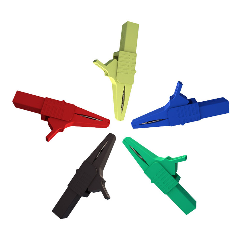 1PCS 1000V 32A Heavy Duty Alligator Clip with 4mm Banana Socket High Quality