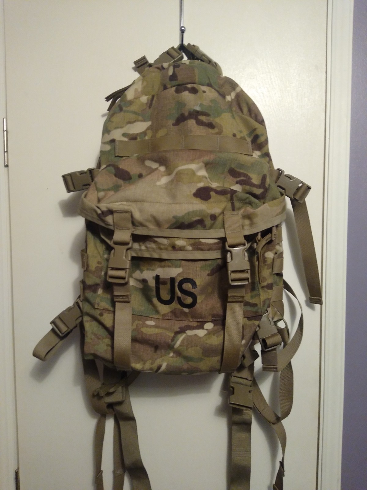 MOLLE II 3 day assault pack, OCP/Multicam with frame sheet