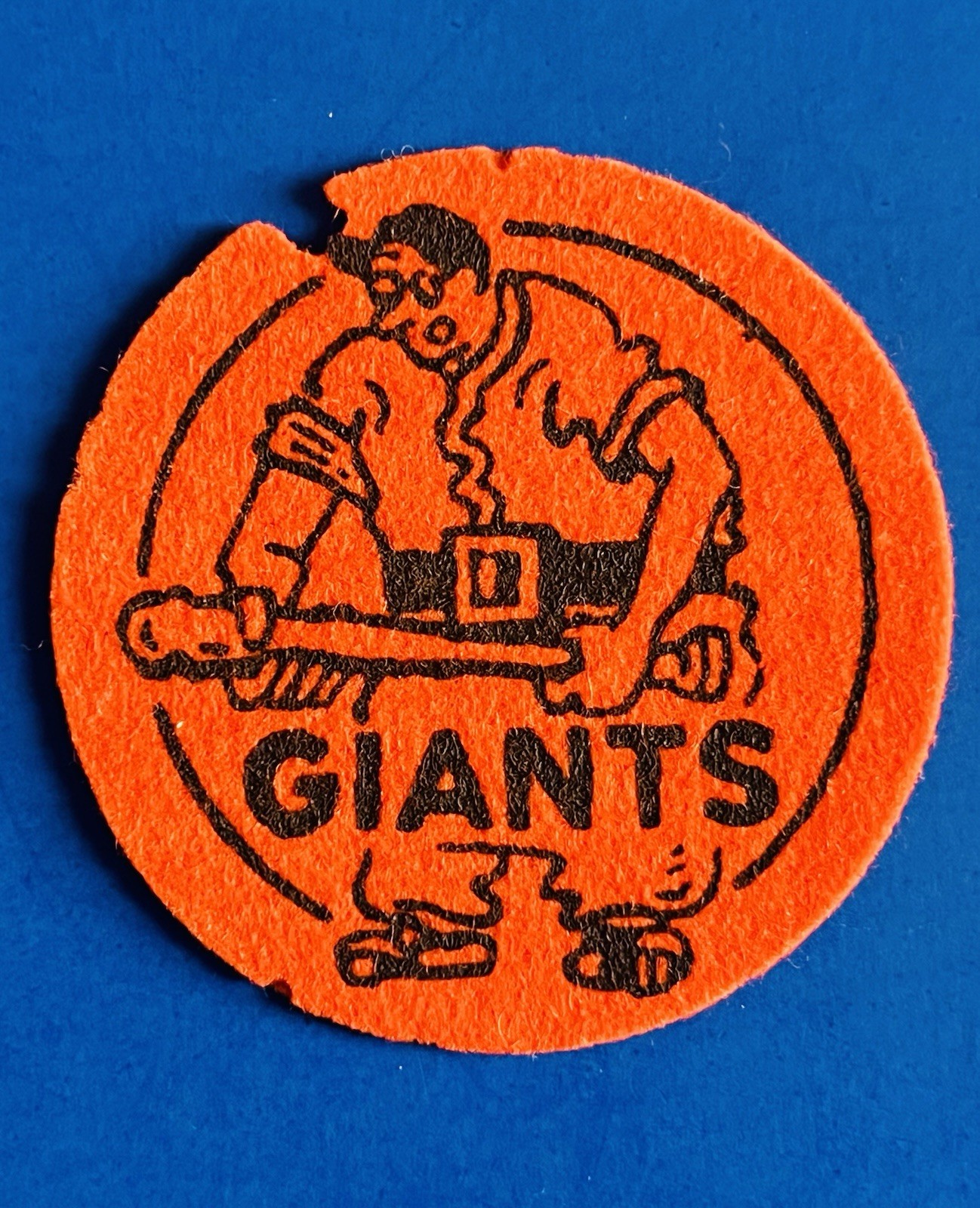 Vintage 1950s Keezer Sam Francisco Giants School & Athletic Felt Patch