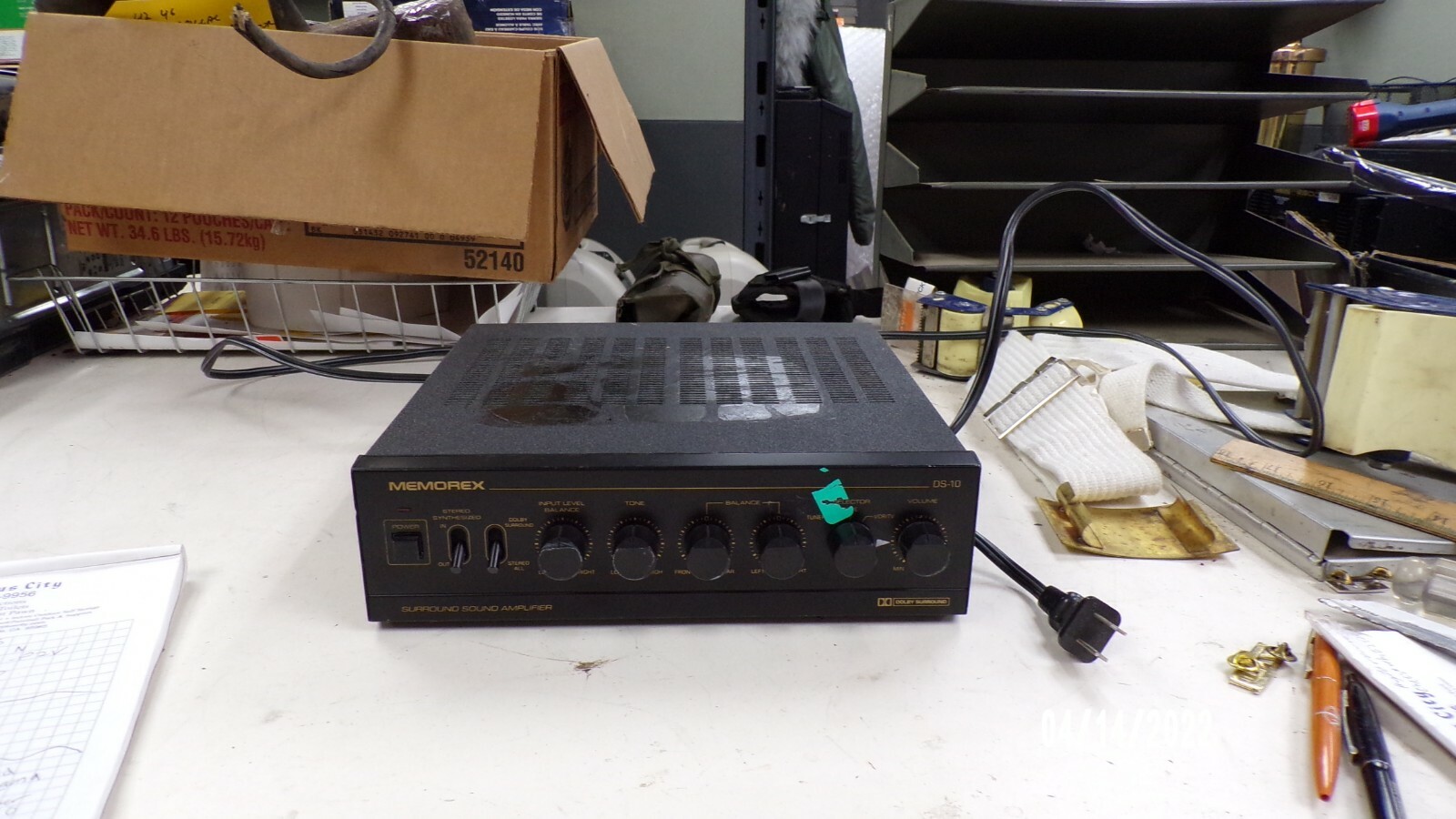 Memorex DS-10 Dolby Surround Sound Amplifier