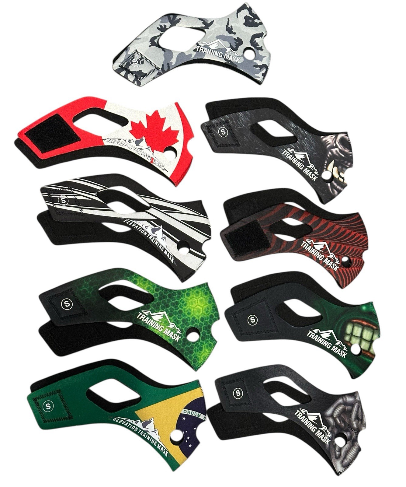 (9) Training Mask 2.0 Sleeves Bundle Accessories - Size S